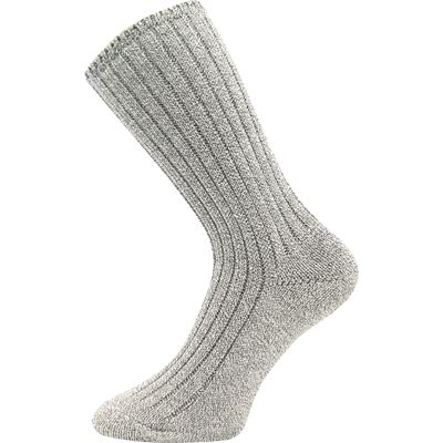 Women's thick socks JIZERA mottled DARK BLUE