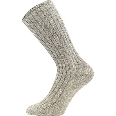 Women's thick socks JIZERA melange NATUR (beige)