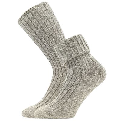 Women's thick socks JIZERA melange NATUR (beige)