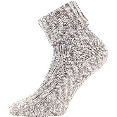 Women's thick socks JIZERA mottled LIGHT PURPLE