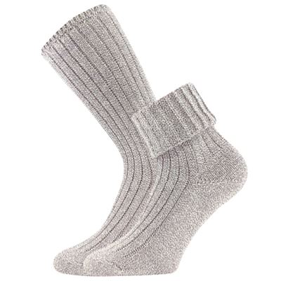 Women's thick socks JIZERA mottled LIGHT PURPLE