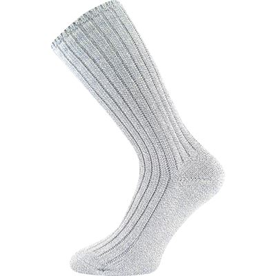 Women's thick socks JIZERA mottled LIGHT BLUE