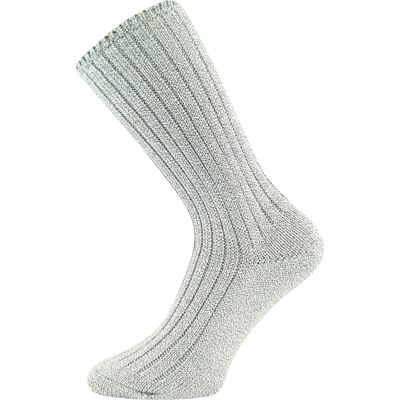 Women's thick socks JIZERA mottled LIGHT GREEN