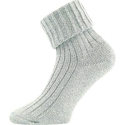 Women's thick socks JIZERA mottled LIGHT GREEN