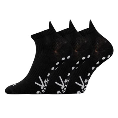 JOGA short sports socks with ABS, black