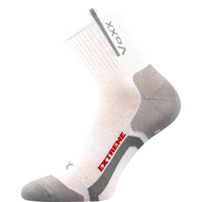 JOSEF thin sports socks with silver WHITE