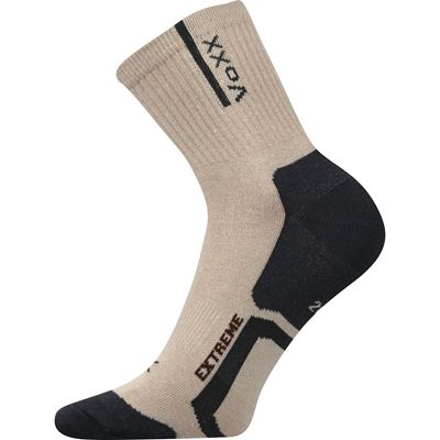 JOSEF thin sports socks with silver BEIGE