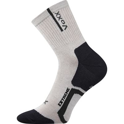 JOSEF thin sports socks with silver LIGHT GREY