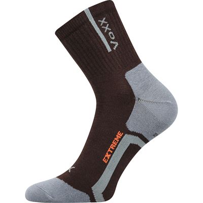 JOSEF thin sports socks with silver BROWN