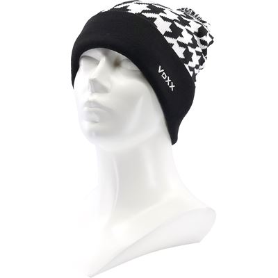 JUKE men's knitted hat, black and white