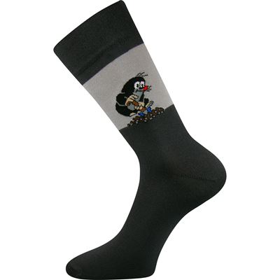 KR 111 formal socks with Mole MIX B image, dark (3 pairs)