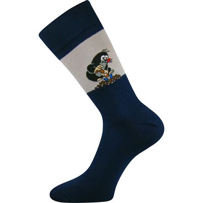 KR 111 formal socks with Mole MIX B image, dark (3 pairs)