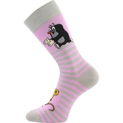 KR 111 dress socks with Mole image MIX 1 colourful (3 pairs)