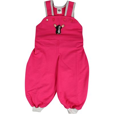 Baby tracksuit with bib KRTEČEK MAGENTA