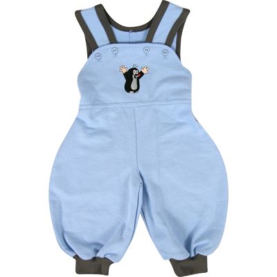 Baby tracksuit with bib KRTEČEK LIGHT BLUE