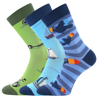 Children's socks KAITO with pictures BOYS mix B II (3 pairs)