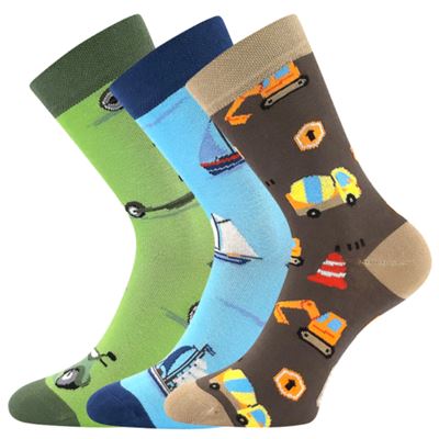 Children's socks KAITO with pictures BOYS mix B (3 pairs)