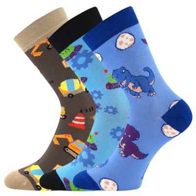 Children's socks KAITO with pictures BOYS mix C II (3 pairs)