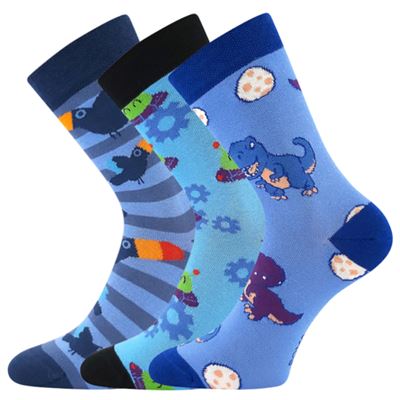 Children's socks KAITO with pictures BOYS mix C (3 pairs)