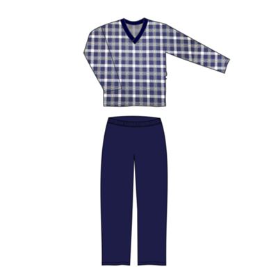 KÁJA pyjamas with long sleeves, CUBES 05 pattern