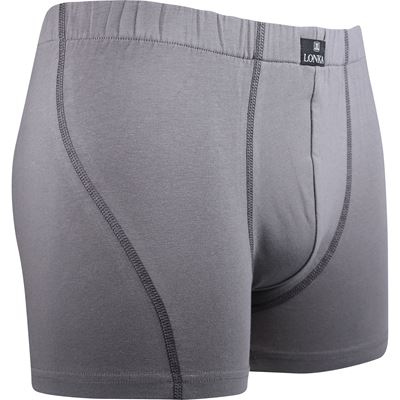 Men's cotton boxer shorts KAMIL grey