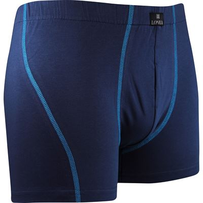 Men's cotton boxer shorts KAMIL dark blue Lonka 122720 2