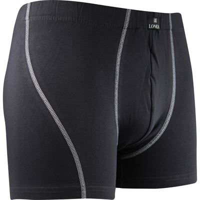 Men's cotton boxer shorts KAMIL dark grey