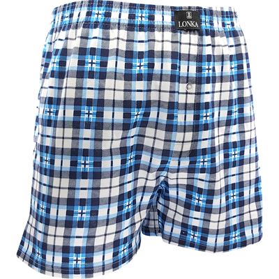 KAREL men's boxer shorts made of 100% cotton, CHECK pattern 13