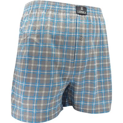 KAREL men's boxer shorts made of 100% cotton, CHECK pattern 14