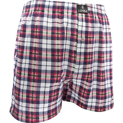 KAREL men's boxer shorts made of 100% cotton, CHECK pattern 15