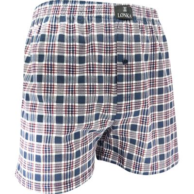 KAREL men's boxer shorts made of 100% cotton, CHECK pattern 11