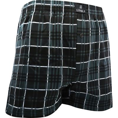 KAREL men's boxer shorts made of 100% cotton, CHECK pattern C1