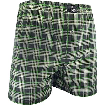 KARLOS men's boxer shorts made of 100% cotton, CHECK pattern 001