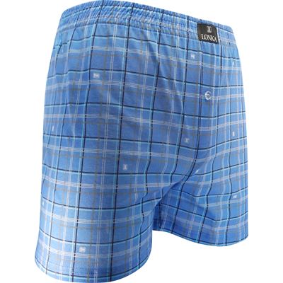 KARLOS men's boxer shorts made of 100% cotton, CHECK pattern 011