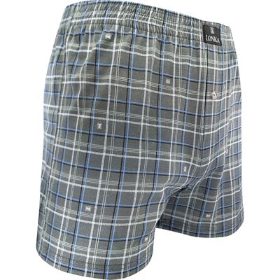 KARLOS men's boxer shorts made of 100% cotton, CHECK pattern 013
