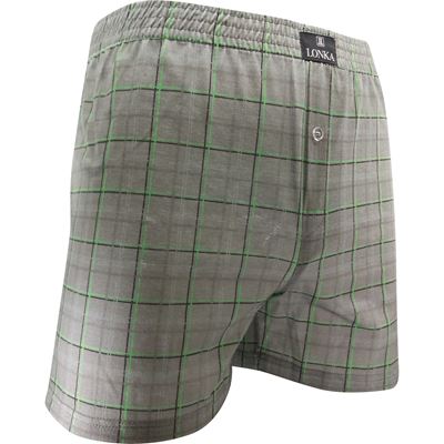 KARLOS men's boxer shorts made of 100% cotton, CHECK pattern 015