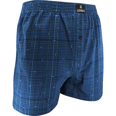 KARLOS men's boxer shorts made of 100% cotton, CHECK pattern 016