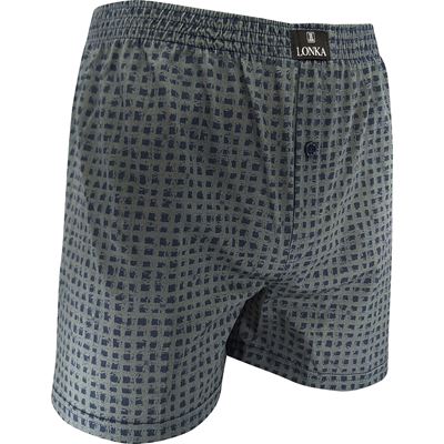 KARLOS men's boxer shorts made from 100% cotton, CHECK pattern 017