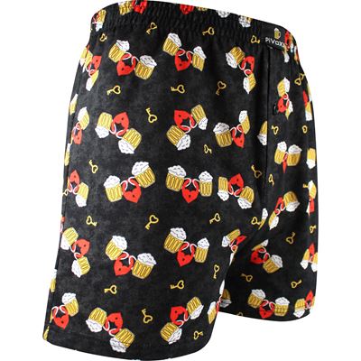 KARLOS men's boxer shorts made of 100% cotton, PIVO LOVE pattern