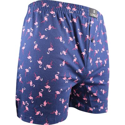 Men's KARLOS boxer shorts, 100% cotton, FLAMES pattern