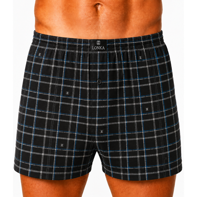 KARLOS men's boxer shorts made from 100% cotton, CHECK pattern 014