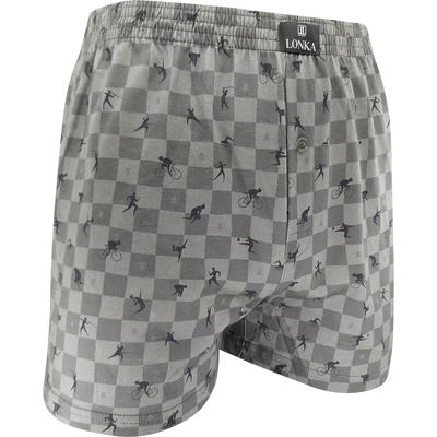 Men's KARLOS boxer shorts, 100% cotton, SPORT pattern