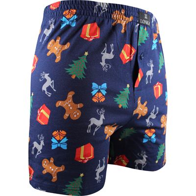Men's KARLOS boxer shorts, 100% cotton, CHRISTMAS pattern