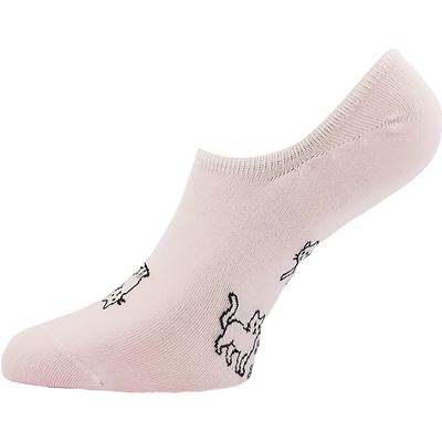 Women's bamboo socks extra low KASKA with the image of CAT (3 pairs) Lonka 127385 2