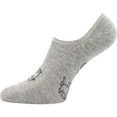 Women's bamboo socks extra low KASKA with the image of CAT (3 pairs) Lonka 127385 3