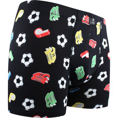 Men's boxer shorts with pictures KEVIN cotton FOOTBALL