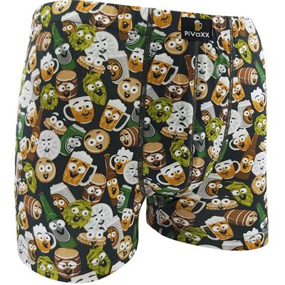 Men's boxer shorts with pictures KEVIN cotton BEER FUNNY