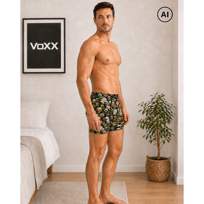 Men's boxer shorts with pictures KEVIN cotton BEER FUNNY