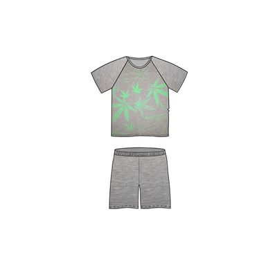KOFFING melé GRASS short-sleeved pyjamas