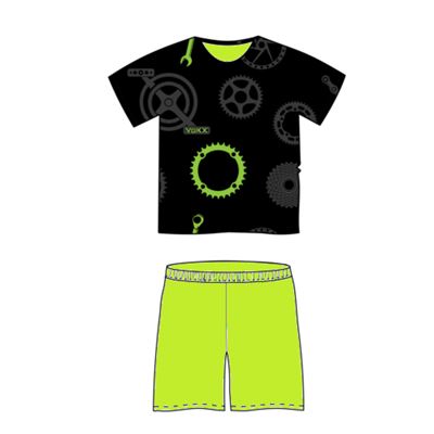 KOFFING short-sleeved pyjamas with BIKE details